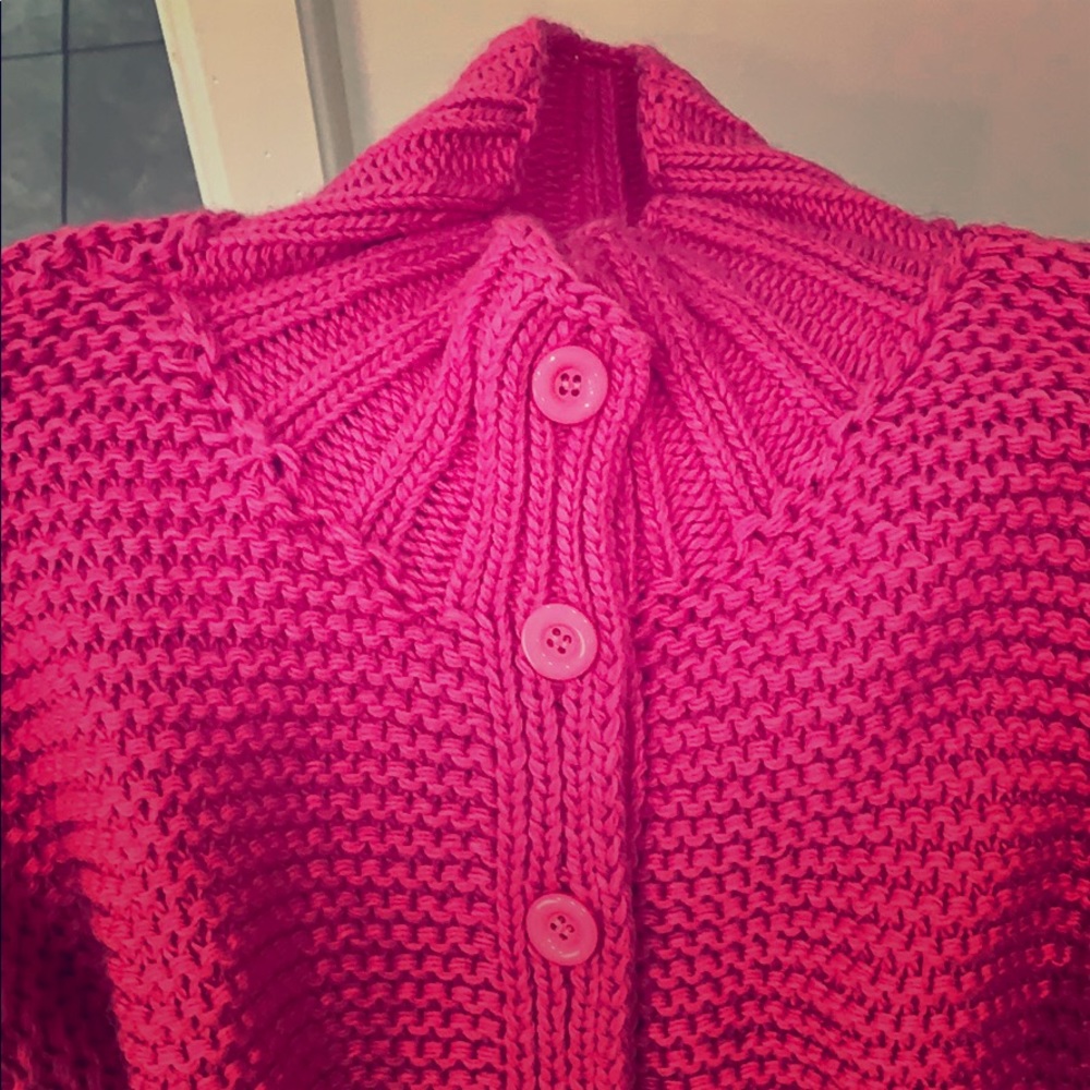 House of Harlow x Revolve fuschia cardi